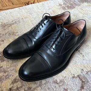 Bally Men’s Lace up Black Leather Dress Shoes